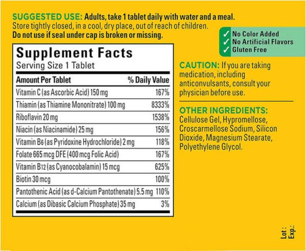 Vegan Brain Support Vitamin Tablets